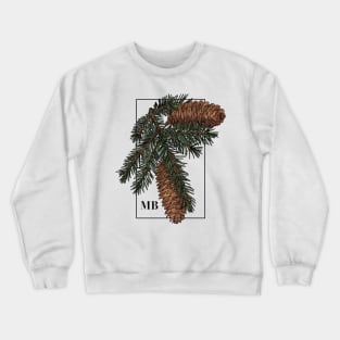 Manitoba - White Spruce Crewneck Sweatshirt